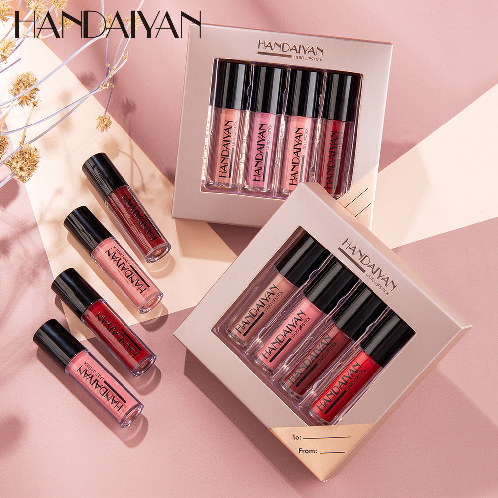 Set De Labiales Handaiyan - 4 Unidades