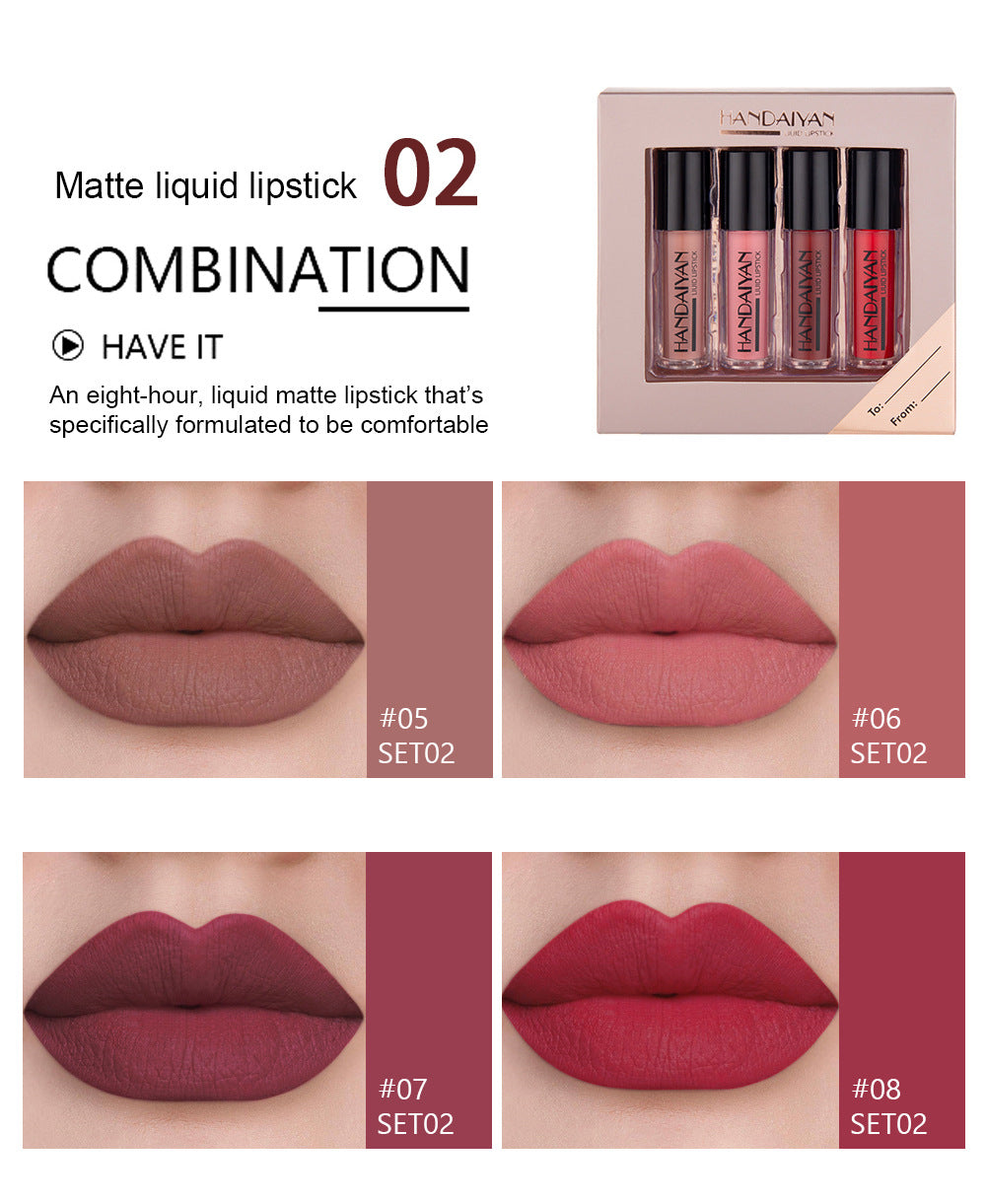 Set De Labiales Handaiyan - 4 Unidades