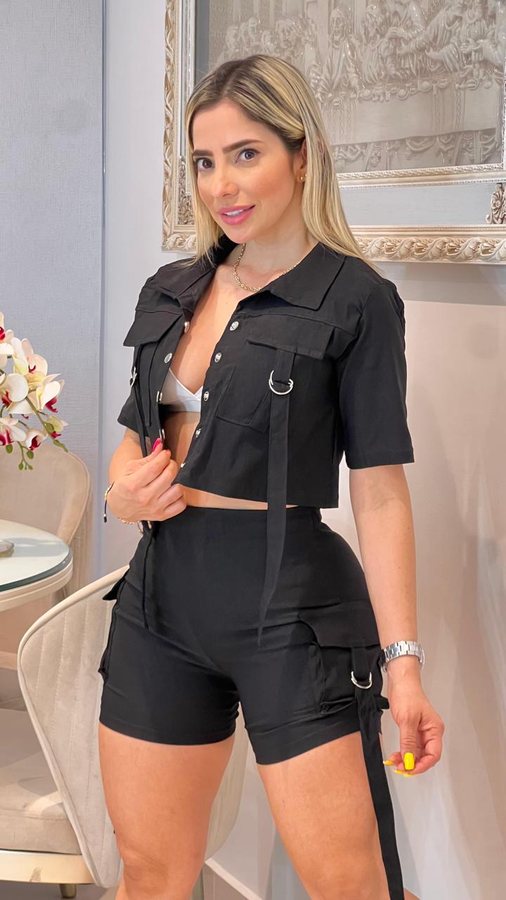 Conjunto 2 Piezas Chaleco y Short Valentina