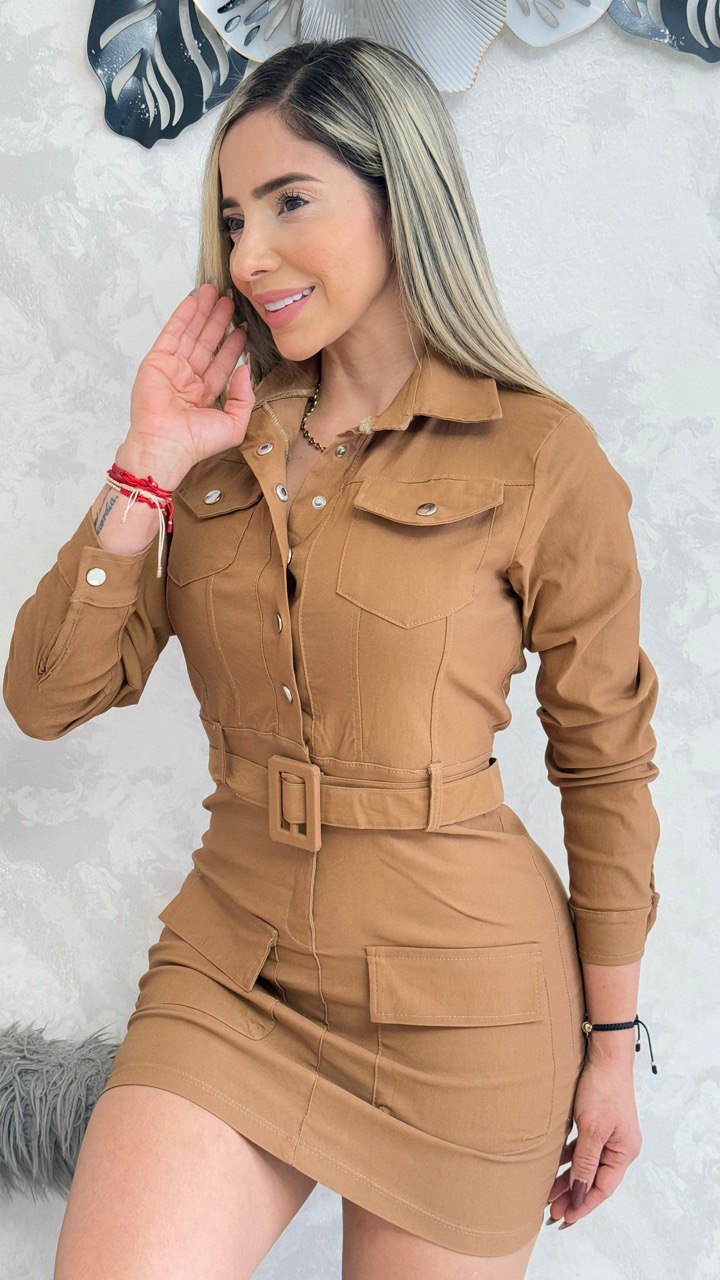 Vestido Safari Luna